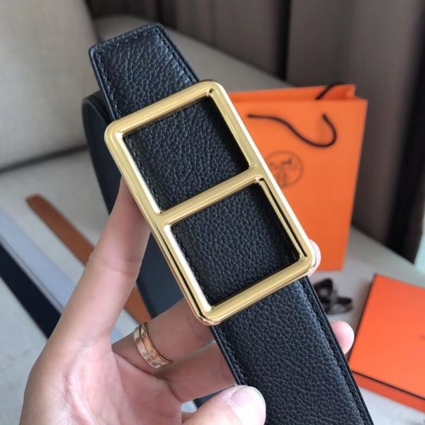 HERM Officier Belt Buckle & Black 38MM Strap