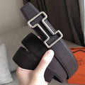 HERM Tonight 38MM Reversible Belt In Cafe Clemence Leather